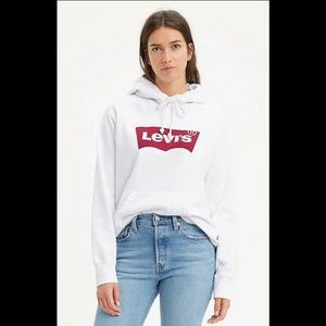 Levi´s ® Graphic Sport White Hoodie sz XL